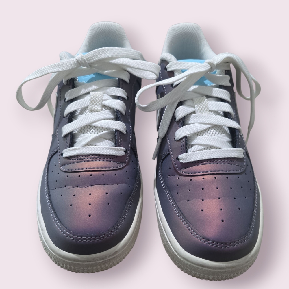 Nike Kids Purple and White Sneakers